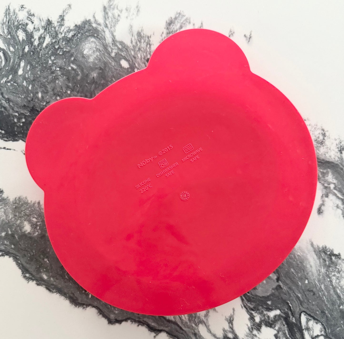 Nuby Red Bear Suction Plate