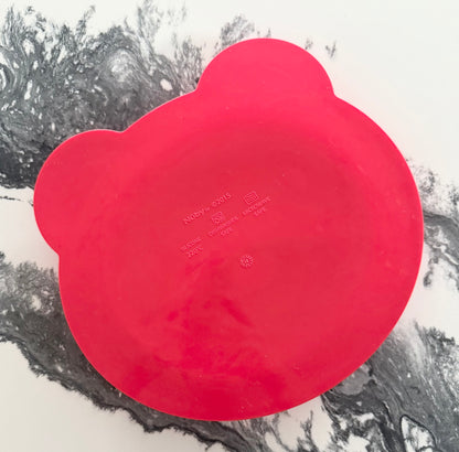 Nuby Red Bear Suction Plate