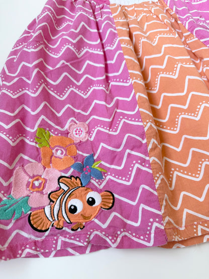The Disney Store Finding Nemo Pink & Orange Dress (18-24 Months)