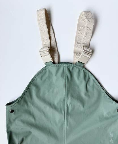Kuling Green Rain Coat & Pants Matching Two Peice Set (4-5 Years)
