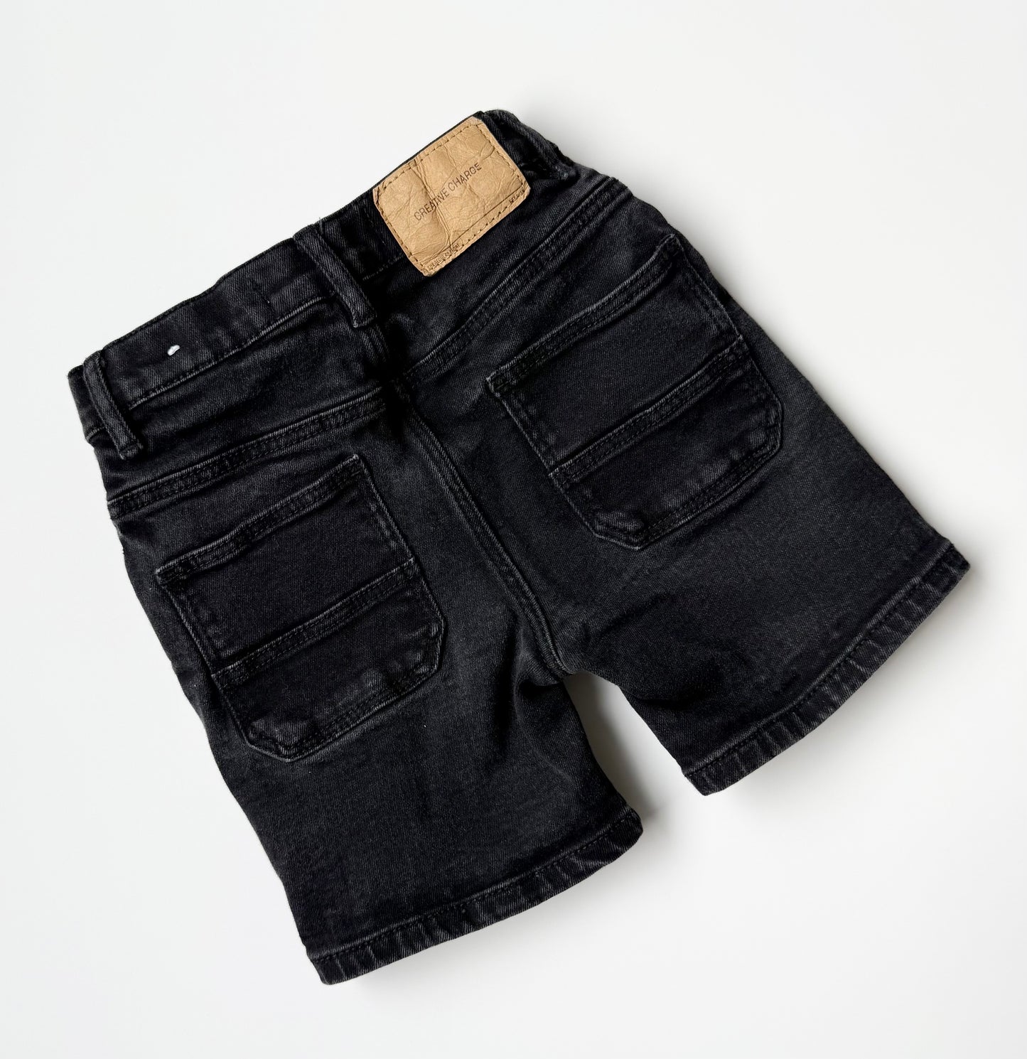 Zara Black Jean Shorts (18-24 Months)