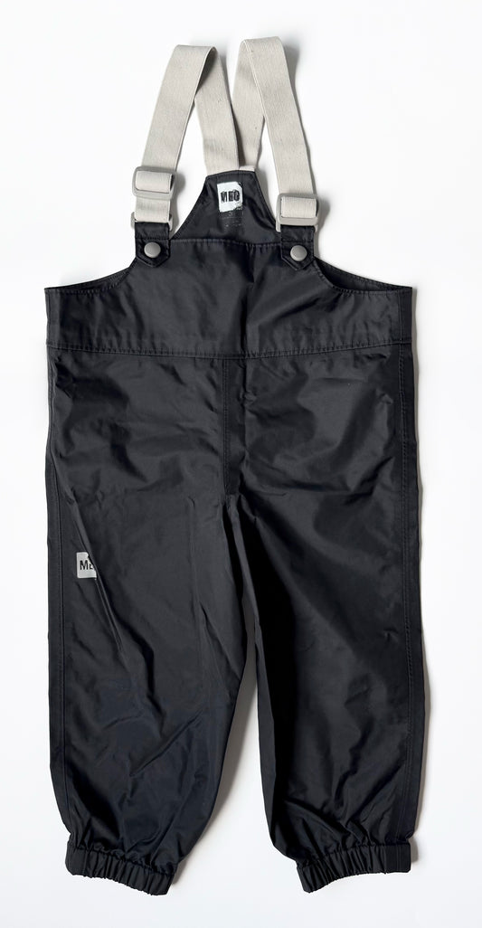 MEC Black Heritage Bib Splash/Wind Pants (3T)