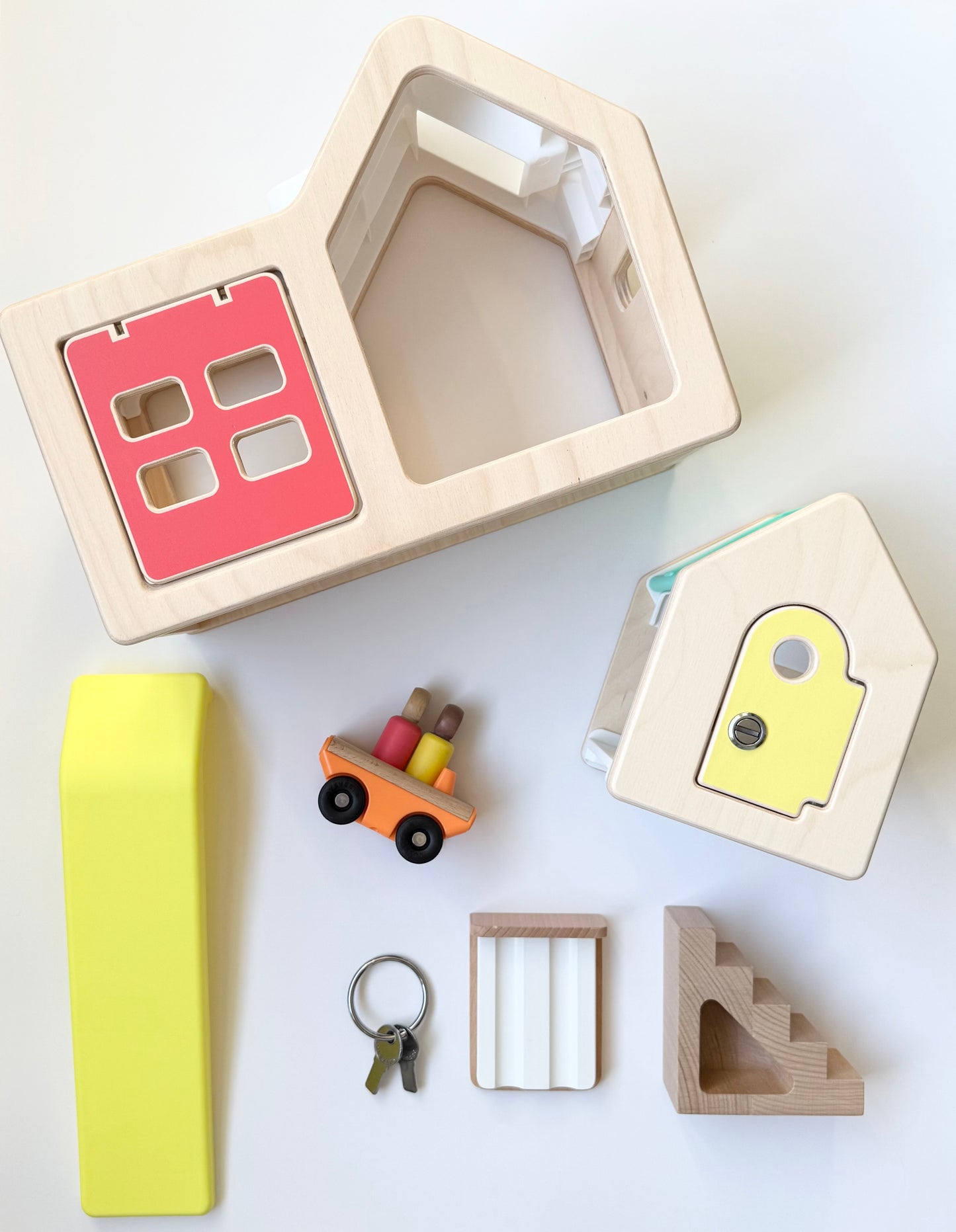 Lovevery Modular Playhouse, Wood Accessories & Two Seater Speedster
