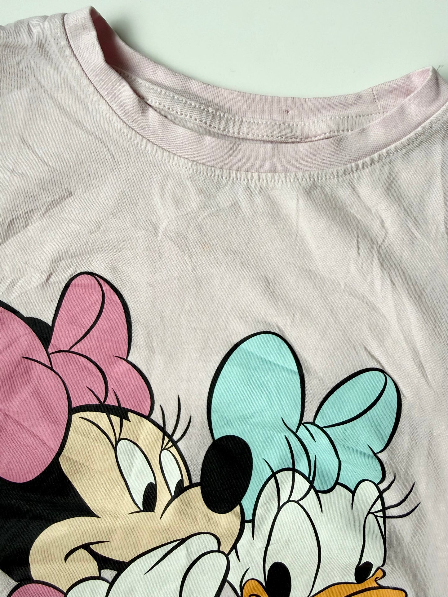 H&M x Disney Light Pink Minnie & Daisy T-Shirt (4-6 Years)