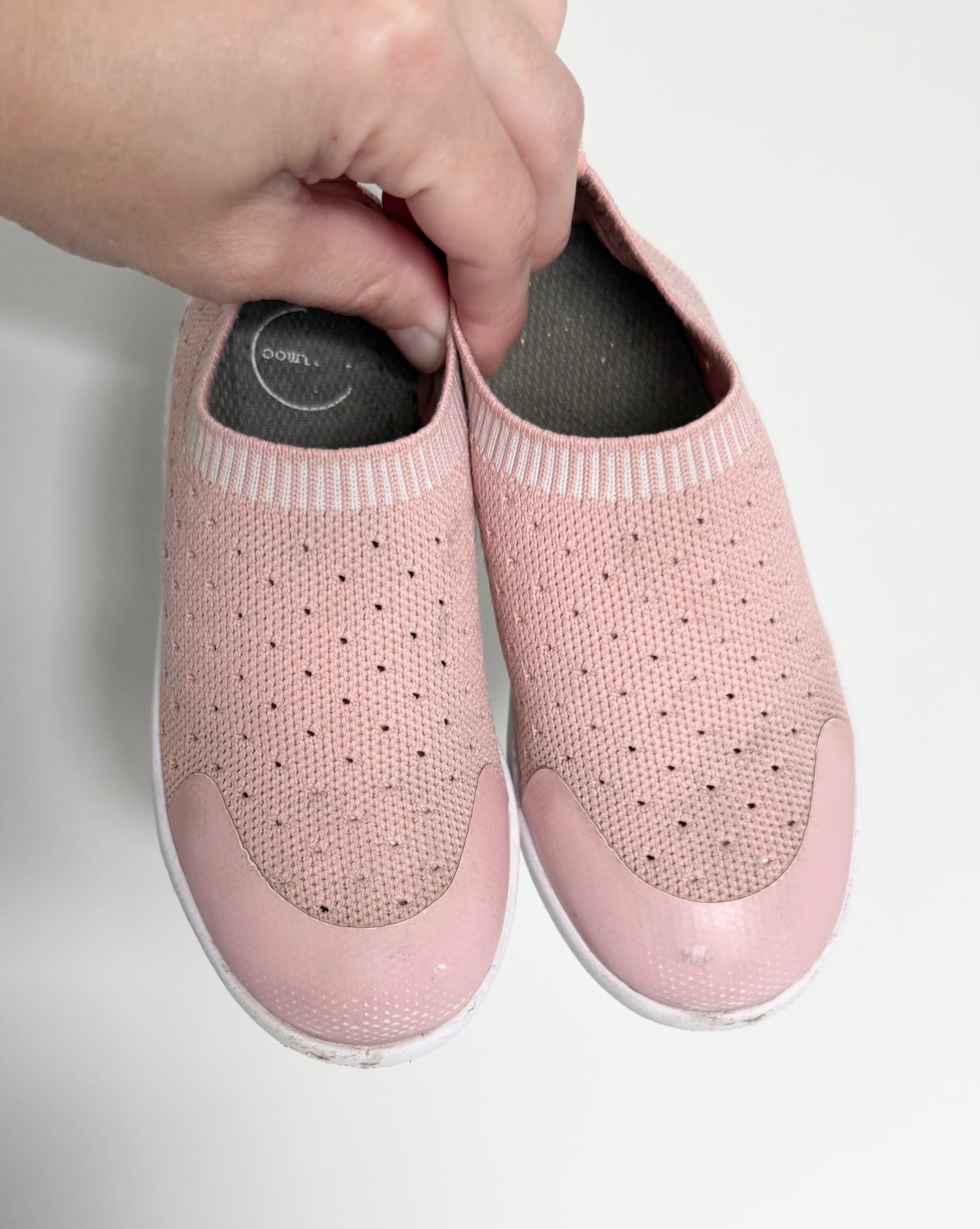 Minimoc Pink Knit Stretch Slip On Sneaker (10)