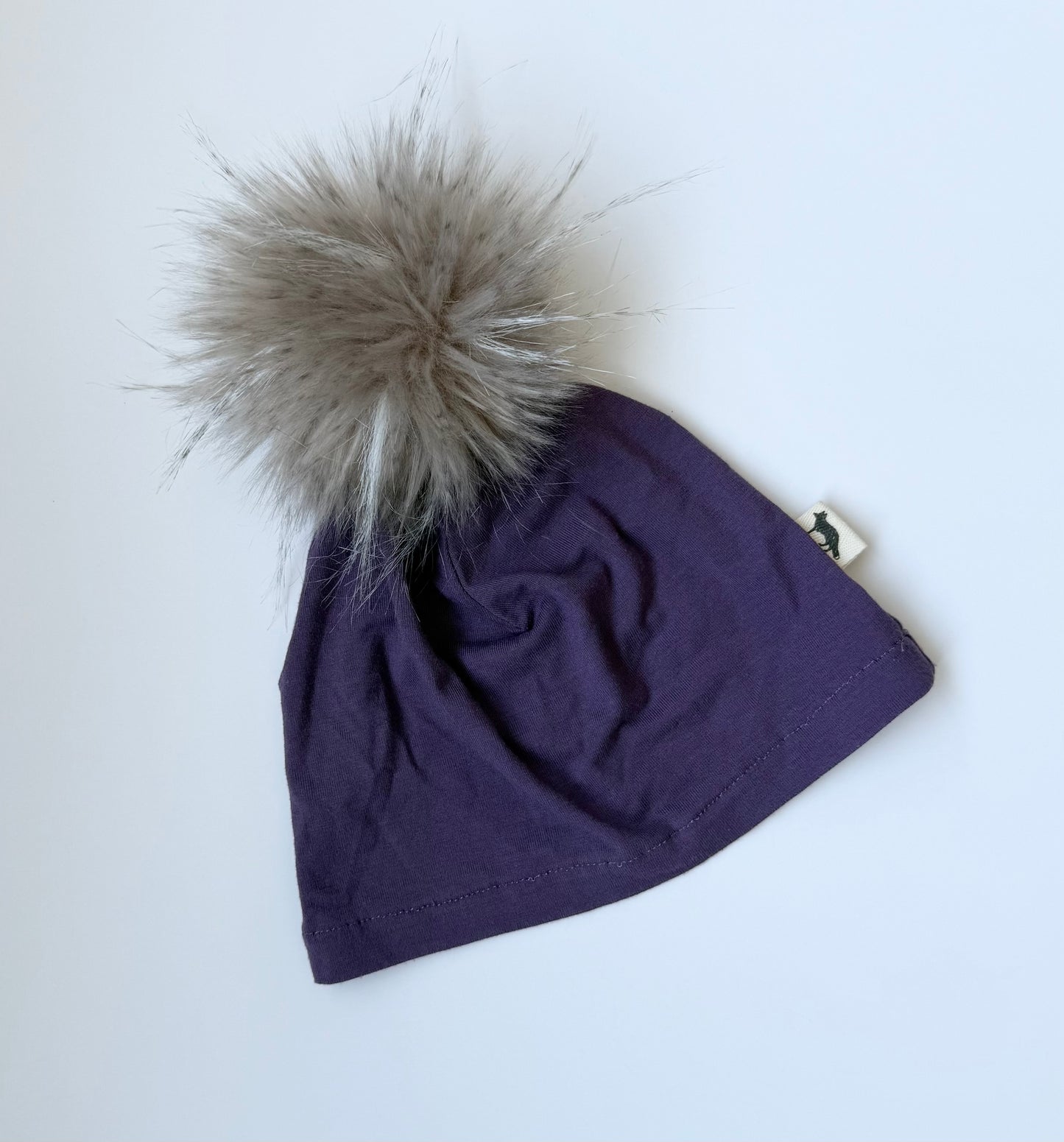 Sly Scarves & Apparel Purple Pom Beanie (12-18 Months)