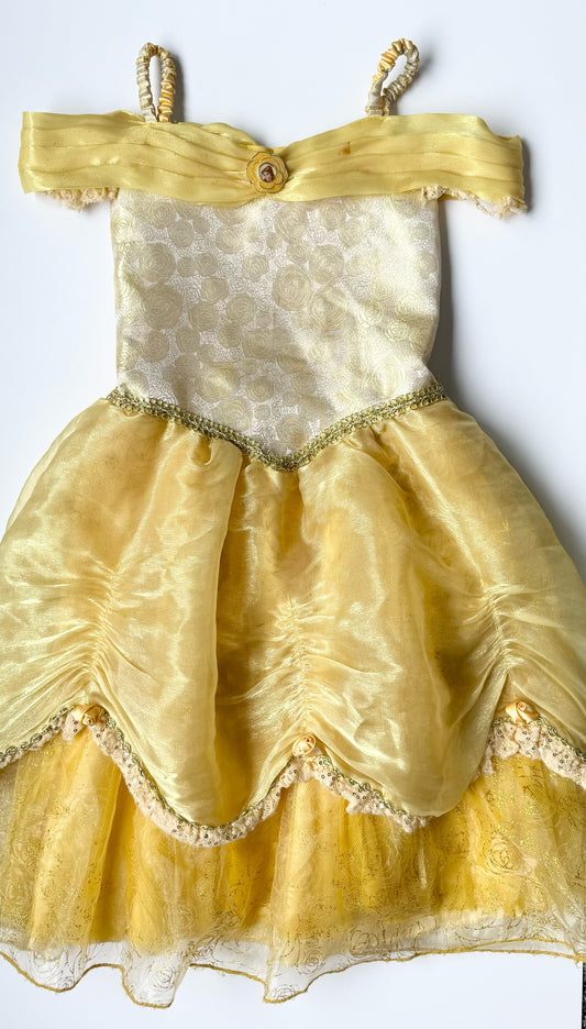 Vintage/Y2K Disney Parks Belle Yellow Costume Dress (6-8 Years)