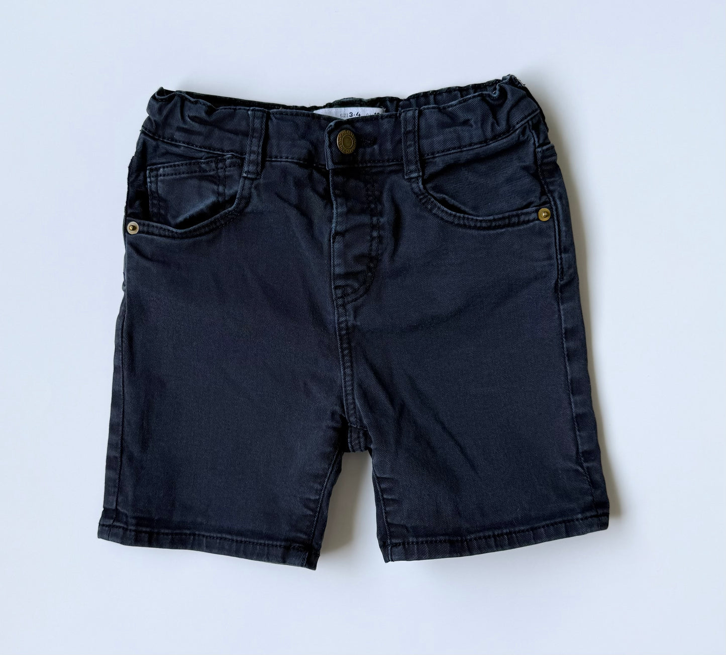 Zara Black Jean Shorts (3-4 Years)