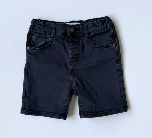 Zara Black Jean Shorts (3-4 Years)