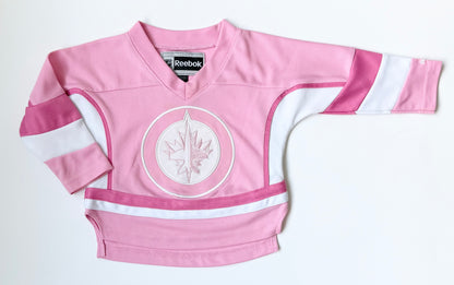 Winnipeg Jets Pink Reebok Hockey Jersey (12 Months)