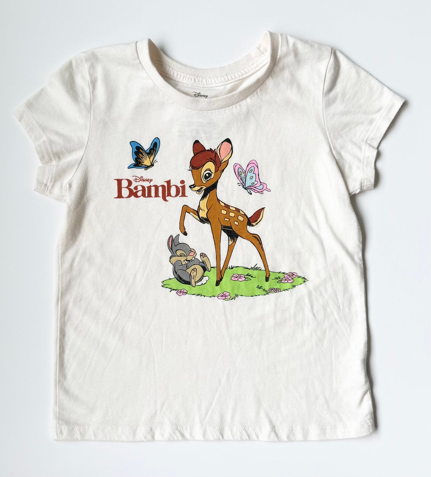 Disney Bambi White T-Shirt (7/8 Years)