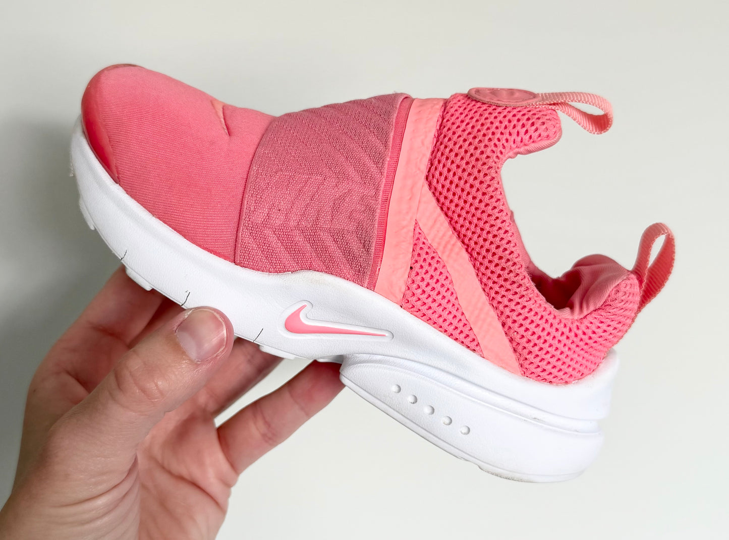 Nike Kids Presto Extreme Coral Pink Slip On Sneakers (10)