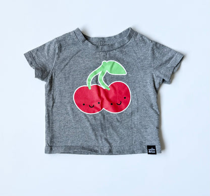 Whistle & Flute Grey Cherries T-Shirt (12-18 Months)