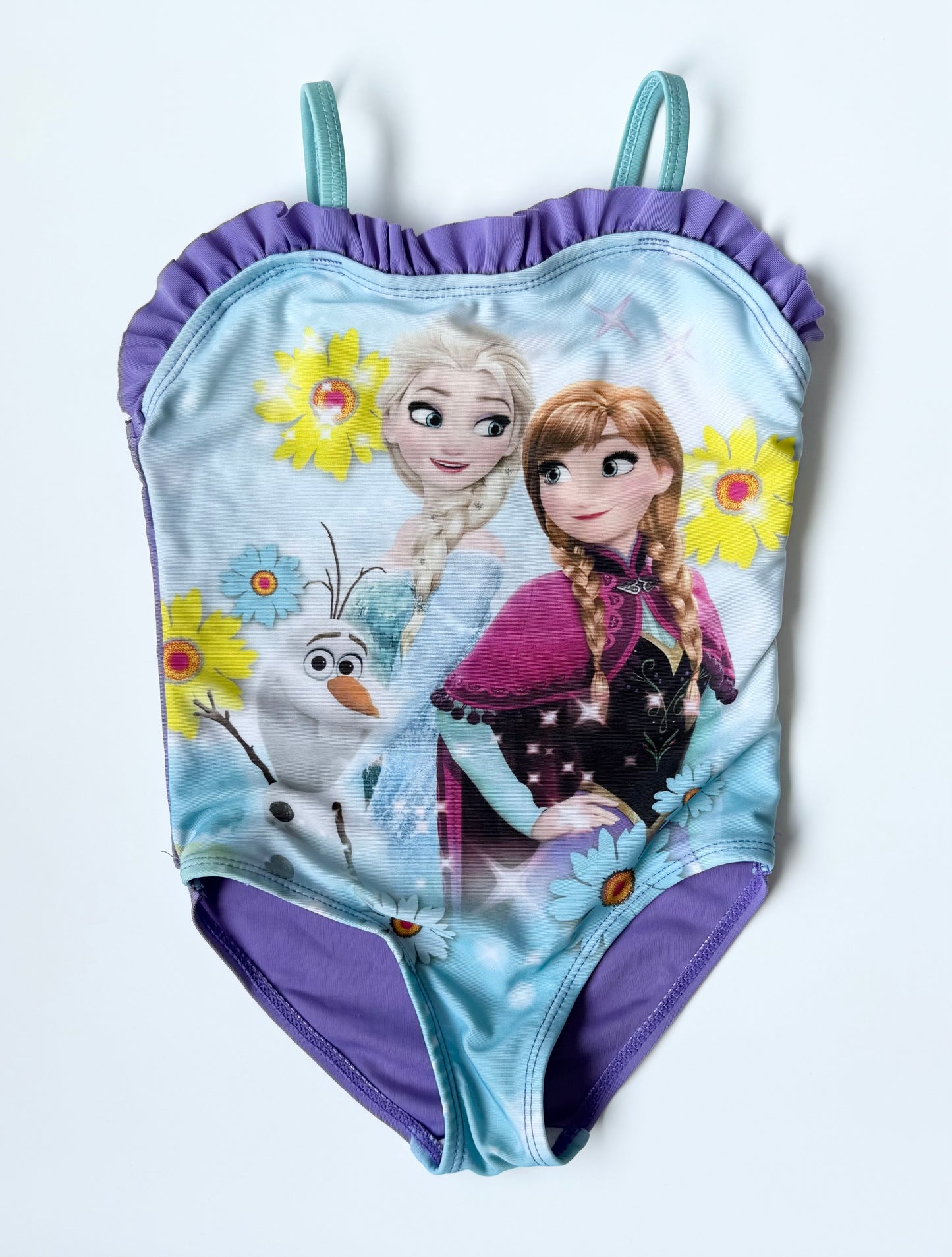 Disney Frozen Purple & Blue One Piece Swimsuit (3T)