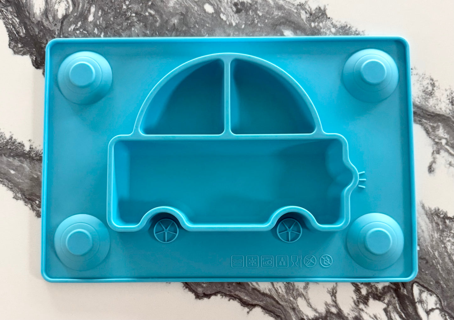 Blue Car Suction Plate Mat