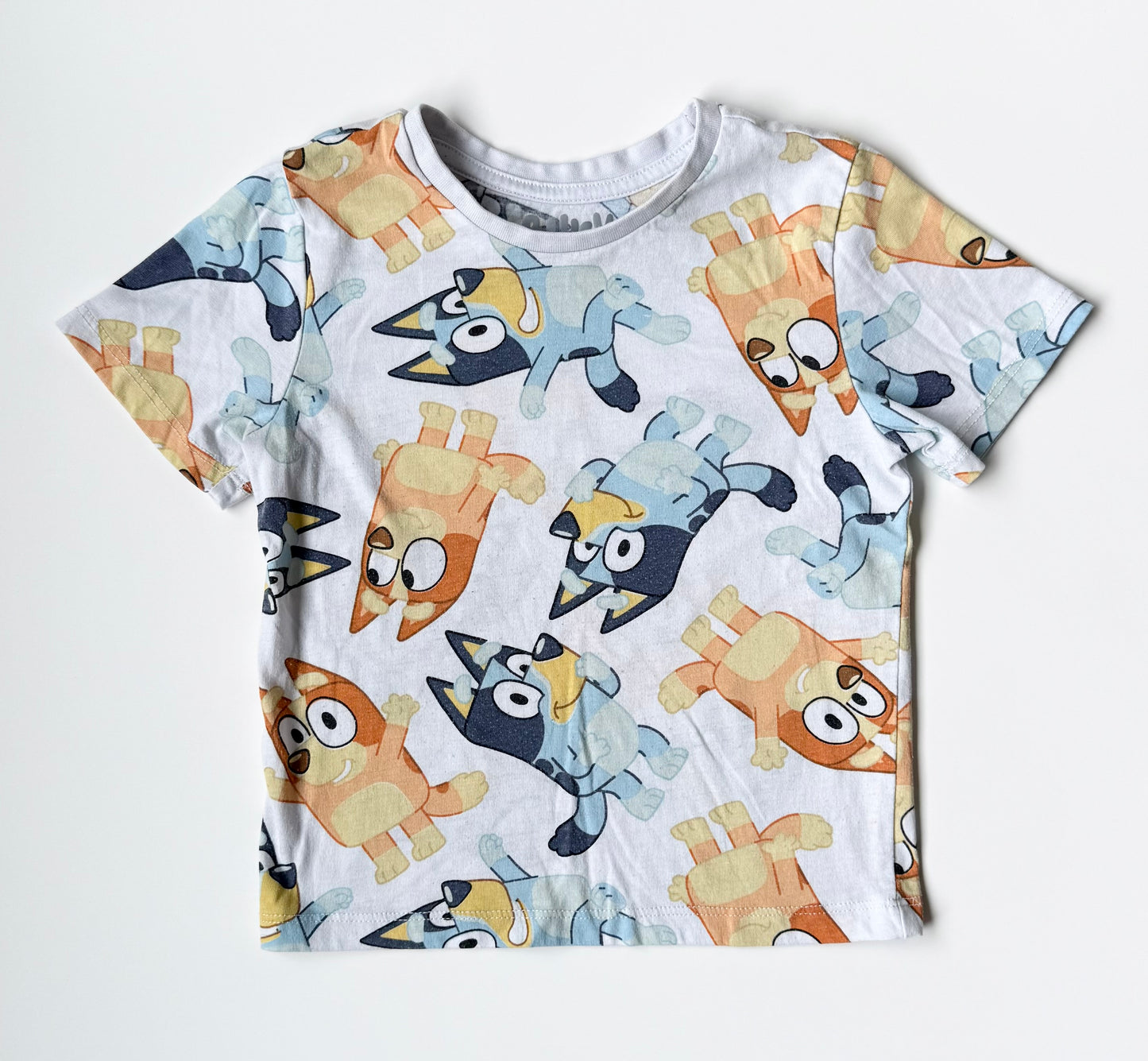 Bluey White AOP T-Shirt (4T)