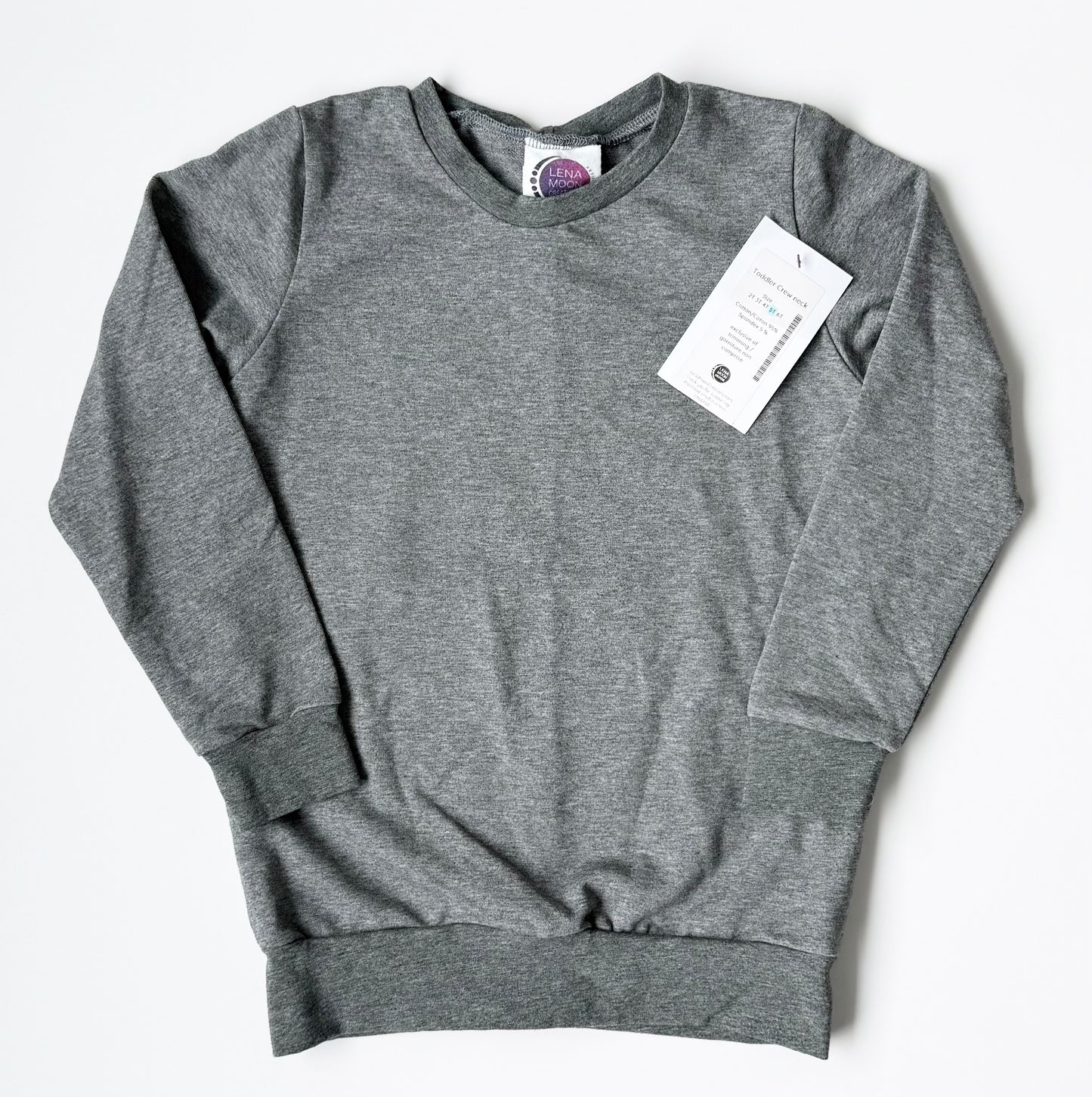 Lena Moon Creations Grey Pullover Sweater - New (5T)