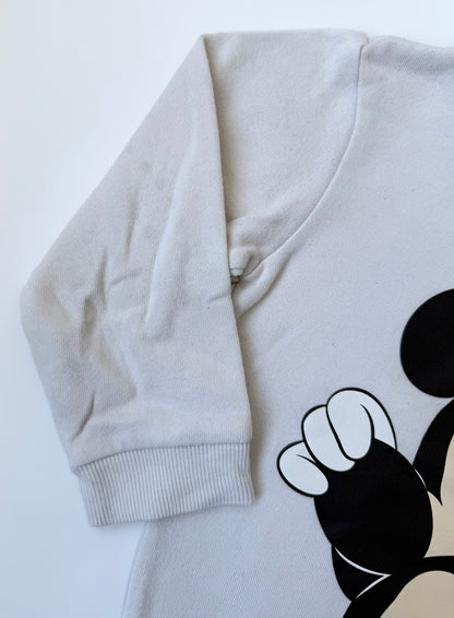H&M x Disney Light Grey Minnie & Mickey Peekaboo Sweater (18-24 Months)