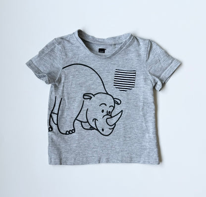 TAG Light Grey Rhino T-Shirt (9 Months)