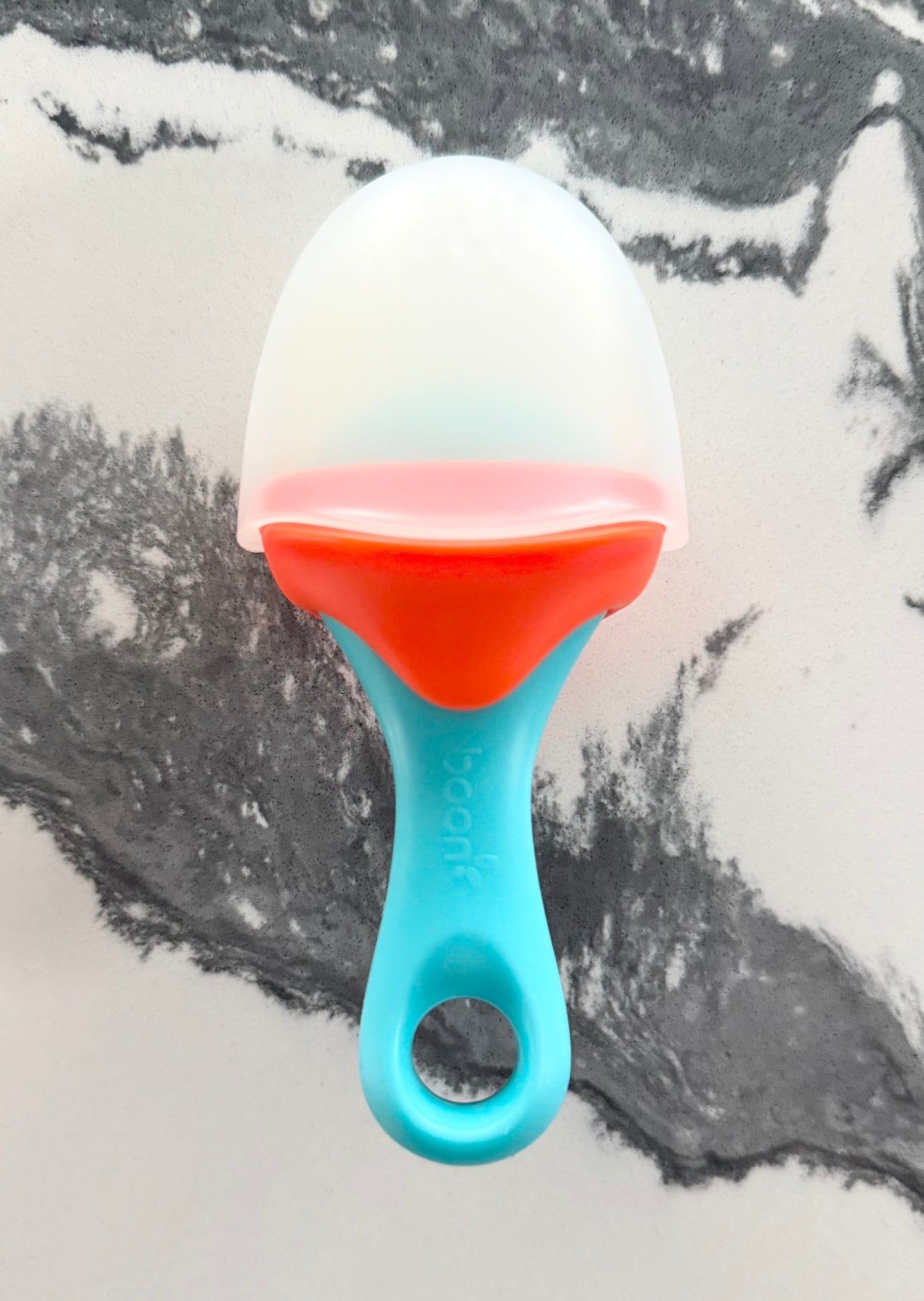 Boon Pulp Silicone Feeder - Turquoise & Orange