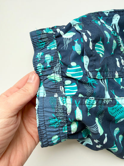 George Blue Under The Sea Swim Trunks (12-18 Months)