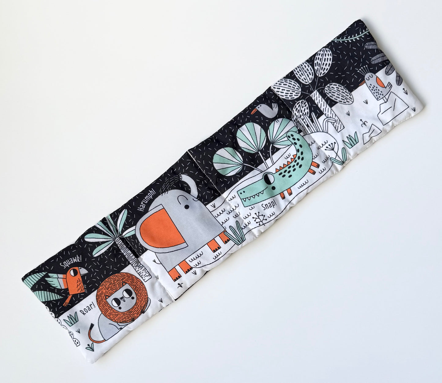 Black & White Animals Double Sided Soft Folding Book