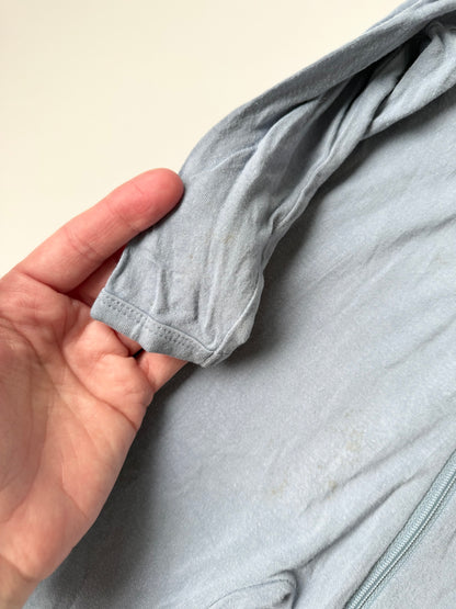 Kyte Slate Zipper Footie Sleeper (6-12 Months)