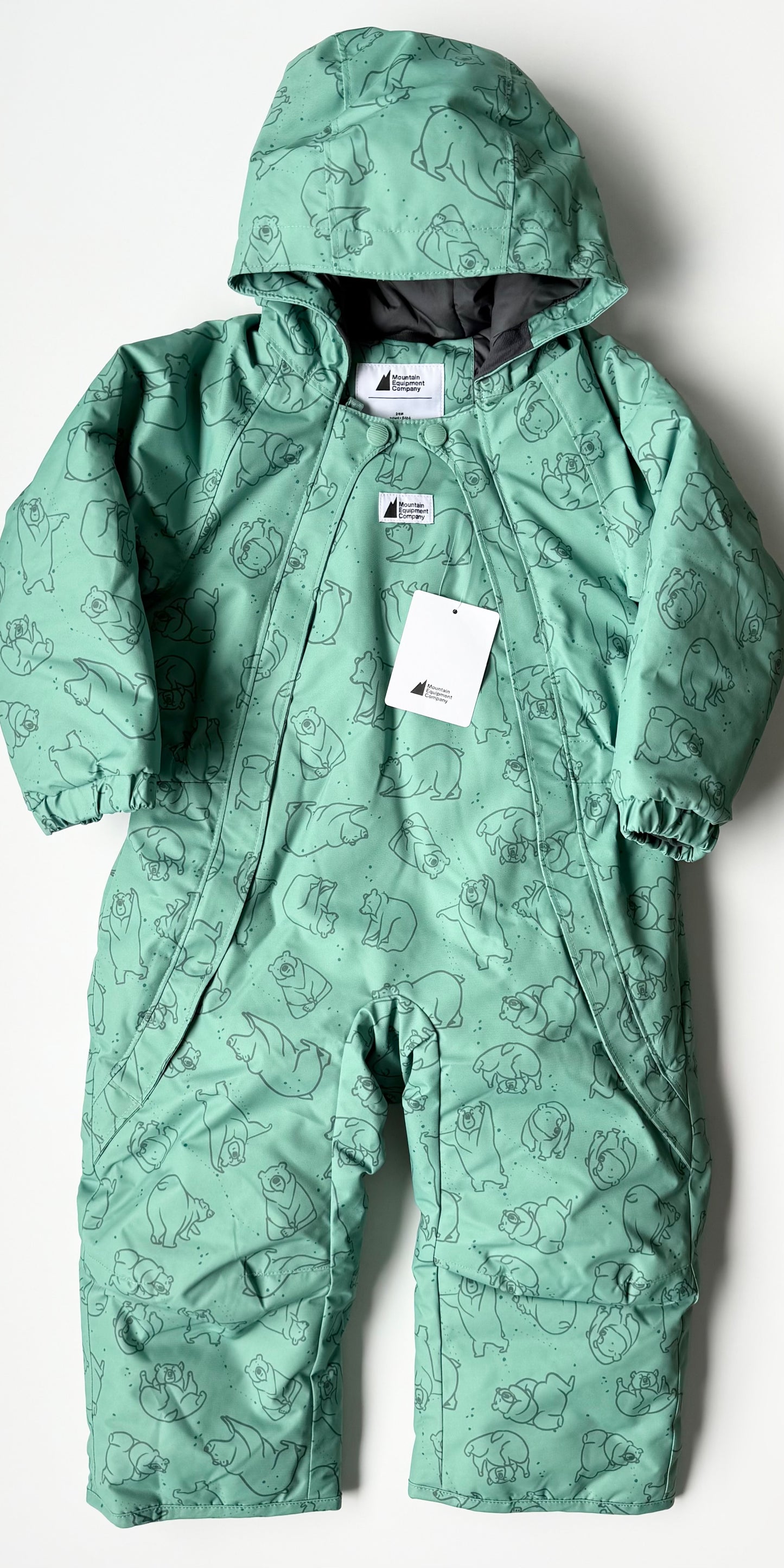 MEC Mountain Sage Bears Necess Toaster Suit - New (24 Months)