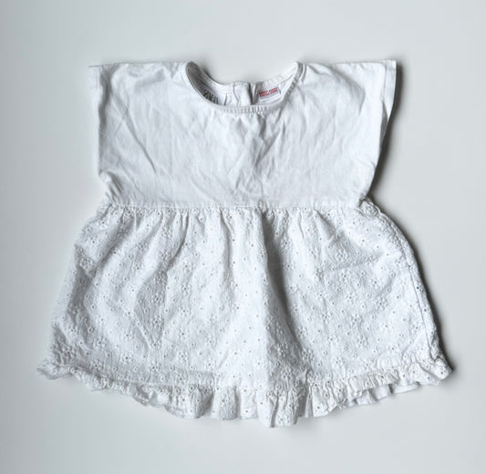 Zara White Lace Sleeveless Top (2-3 Years)