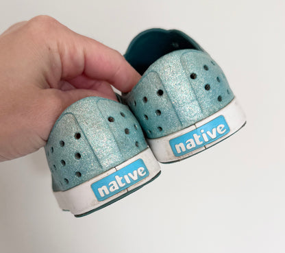 Native Turquoise Sparkle Jefferson Slip Ons (10)