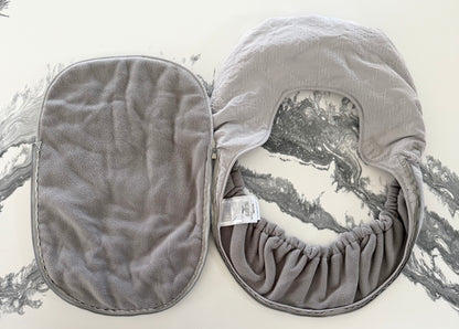 JJ Cole Grey Quilted Car Seat Cover