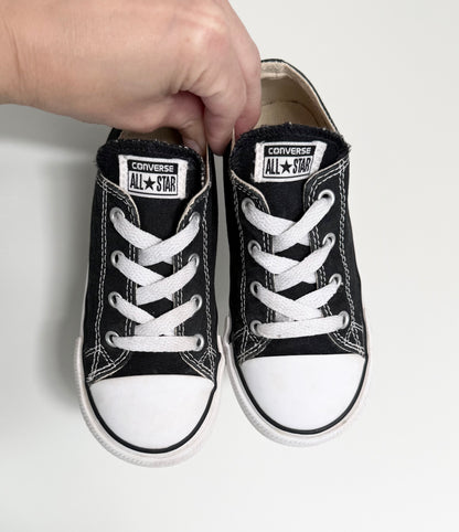 Converse Black Lace Up Sneakers (10)