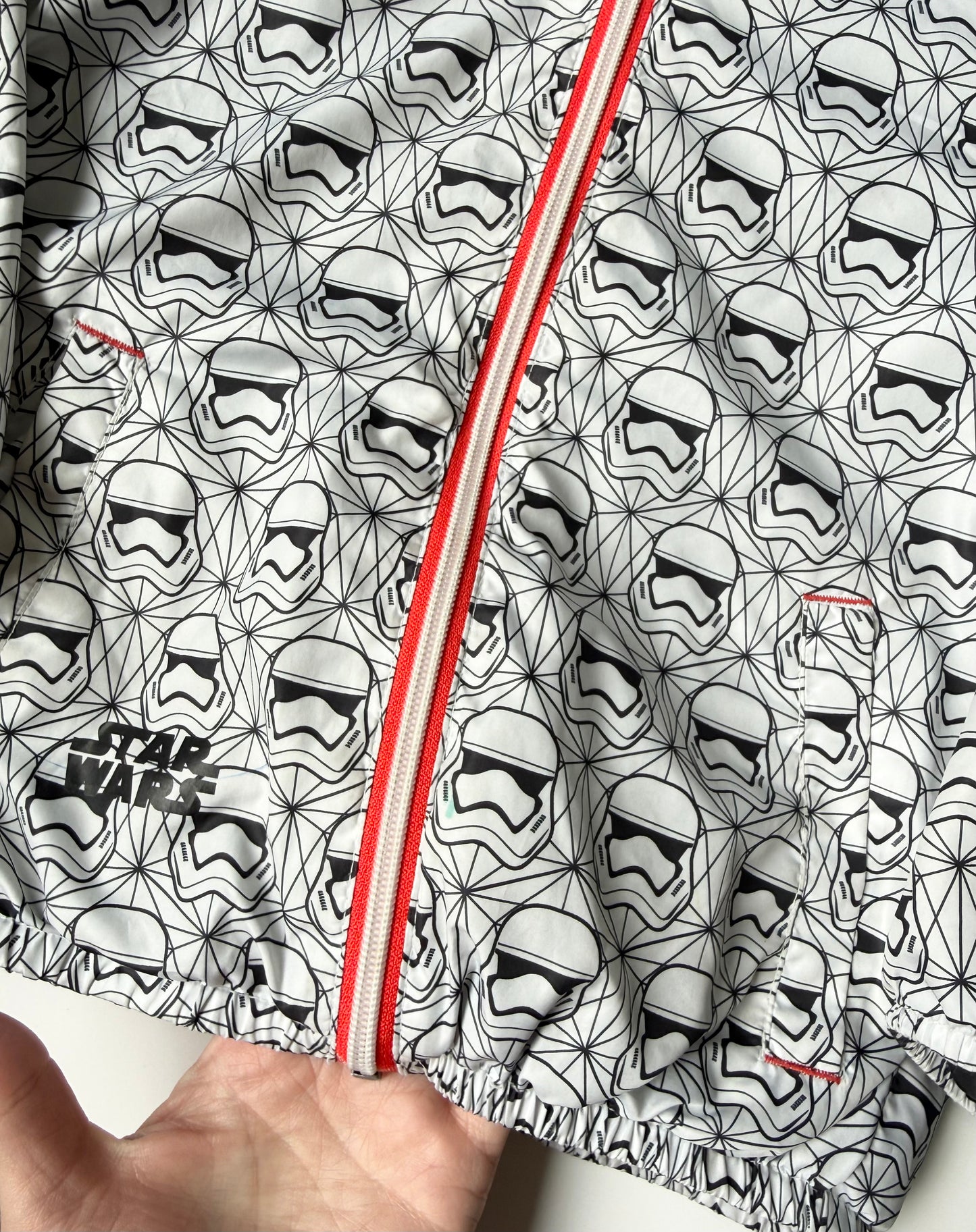 H&M x Star Wars Black & White Storm Troopers Windbreaker (4-6 Years)