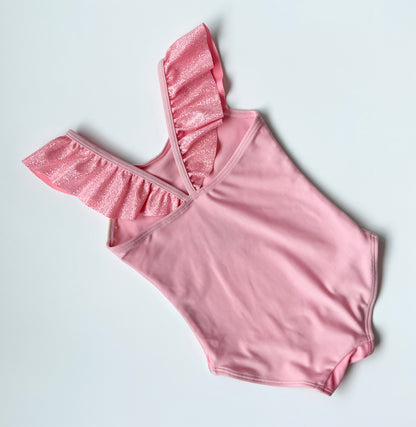 H&M x Disney Pink Sparkle Princesses One Piece Swimsuit (18-24 Months)