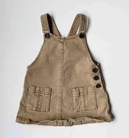 Zara Tan Cargo Skirtall (6-9 Months)