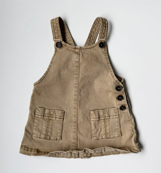 Zara Tan Cargo Skirtall (6-9 Months)