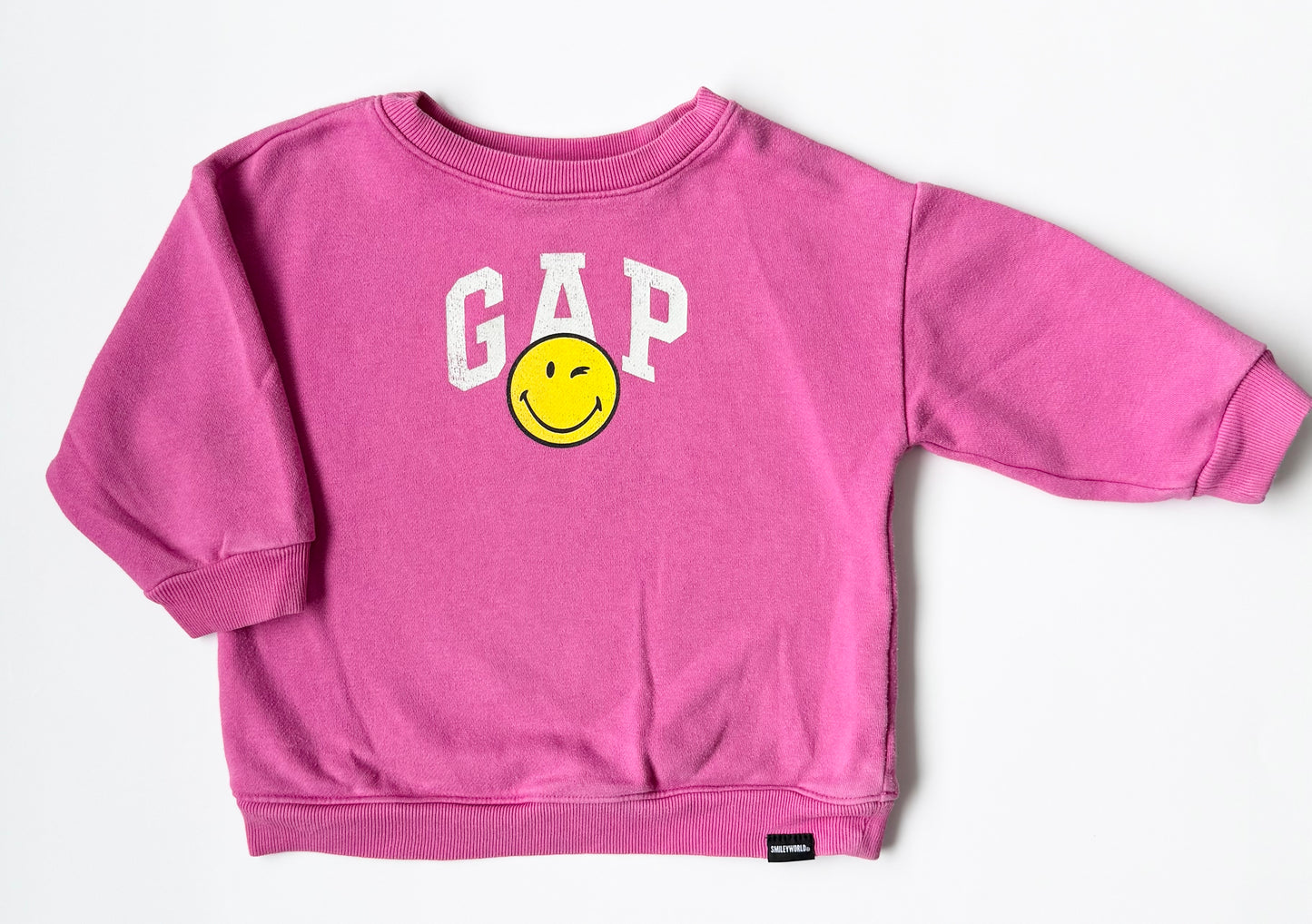 Baby Gap x Smiley World Pink Sweater (18-24 Months)