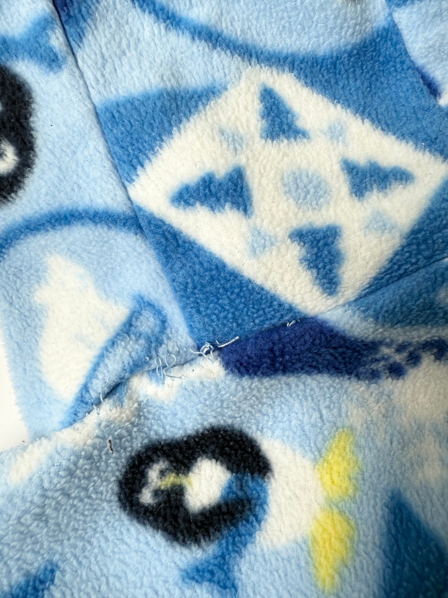Columbia Blue Penguins Fleece Bunting Suit (12 Months)