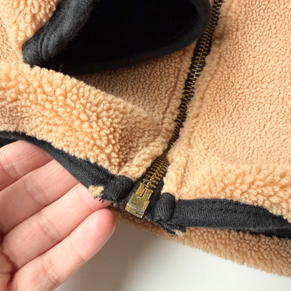 Little Bipsy Brown Sherpa Jacket (3T-4T)