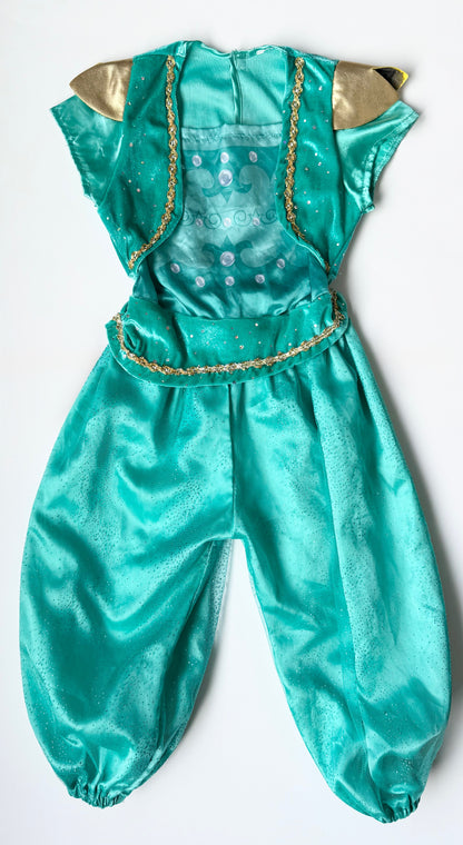 Nickelodeon Shimmer & Shine Turquoise Genie Costume (3/4T)