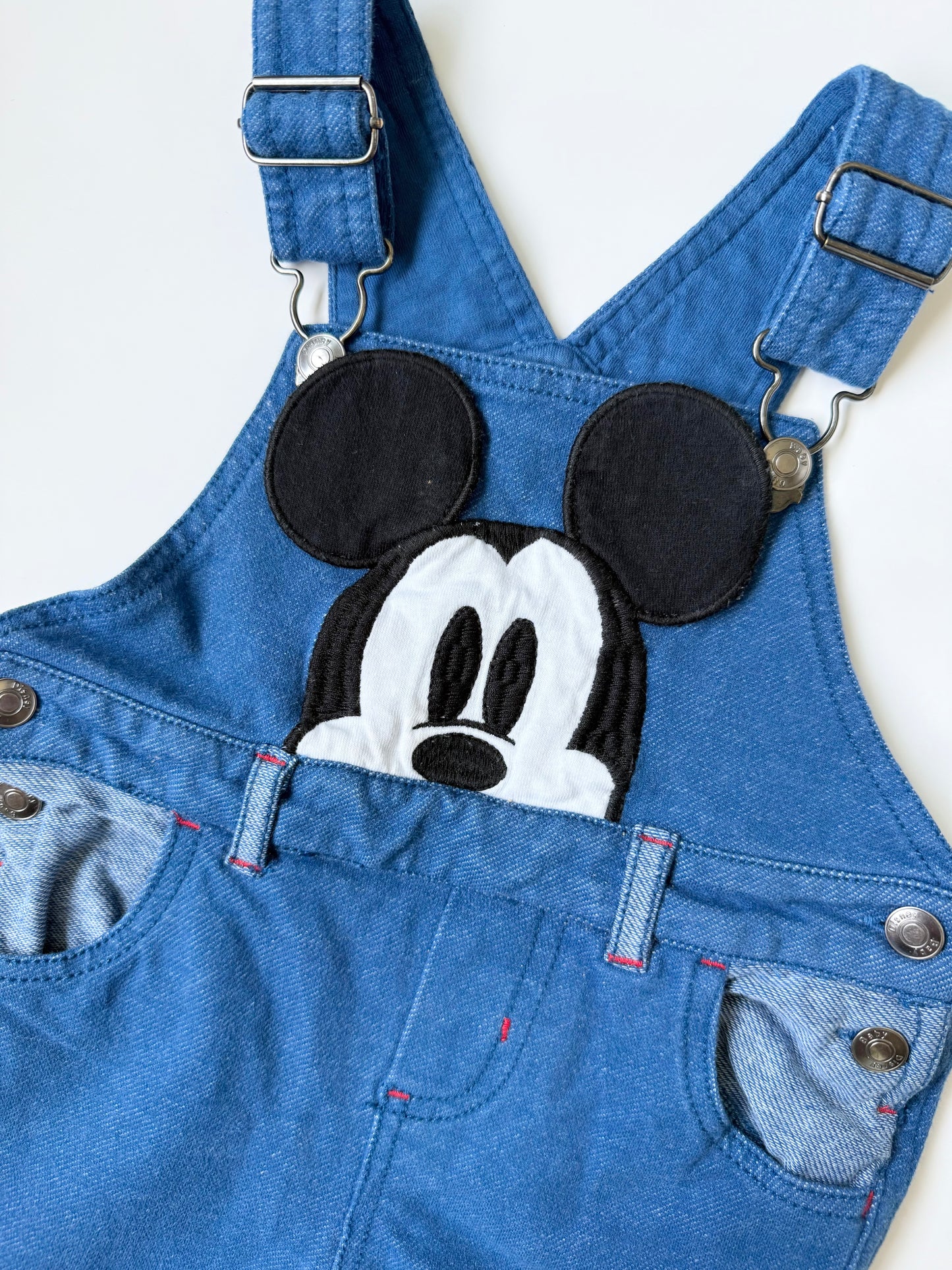 The Disney Store Mickey Mouse Jean Overalls (18-24 Months)