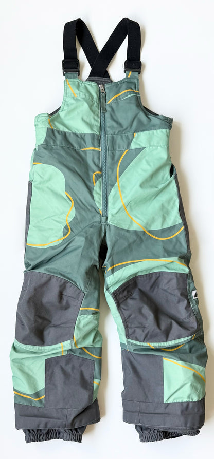 MEC Green & Grey Patterned Toaster Bib Snow Pants (5 Years)