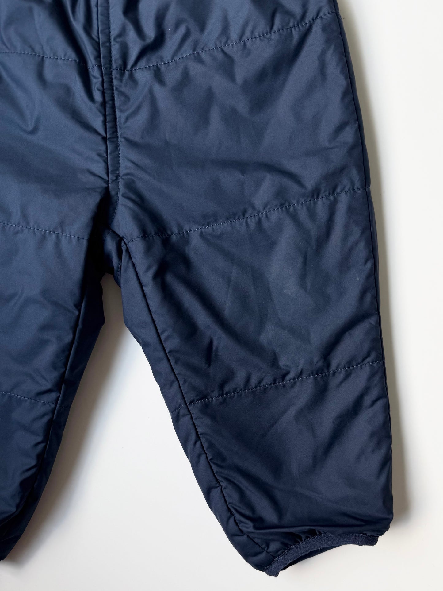 The North Face Navy Puffer Perrito Snow Pants (6-12 Months)