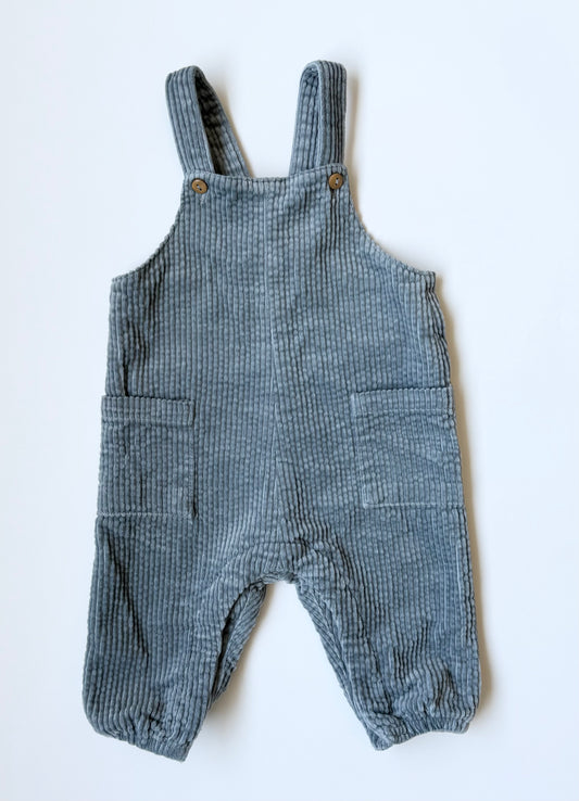Zara Blue Corduroy Overalls (3-6 Months)