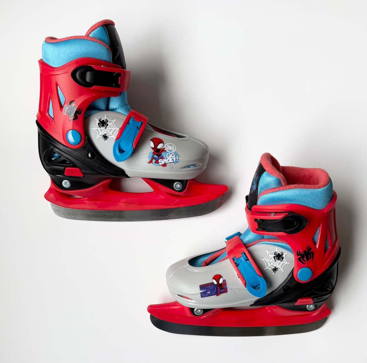 Marvel Spidey Red & Grey Hardshell Adjustable Skates (Y8-Y11)