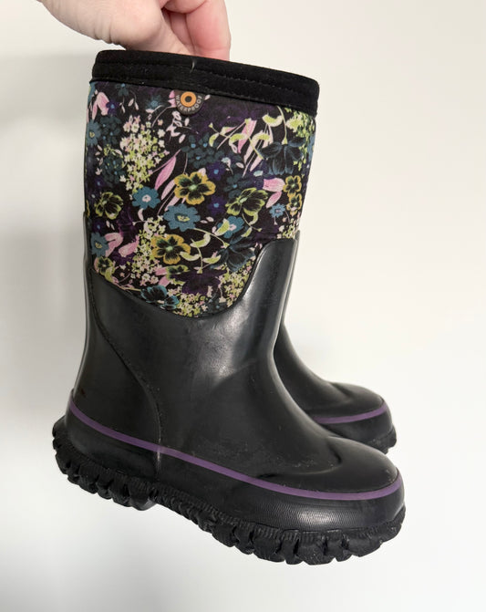 BOGS Stomper Purple & Black Night Garden Winter Boots (7)