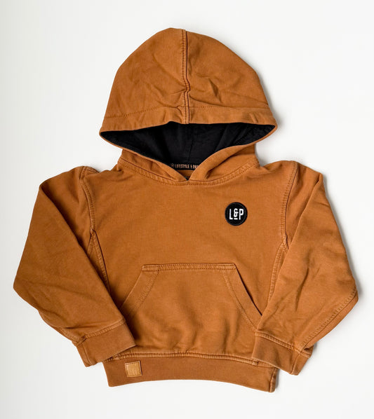 LP Apparel Caramel Brown Hoodie (18-24 Months)