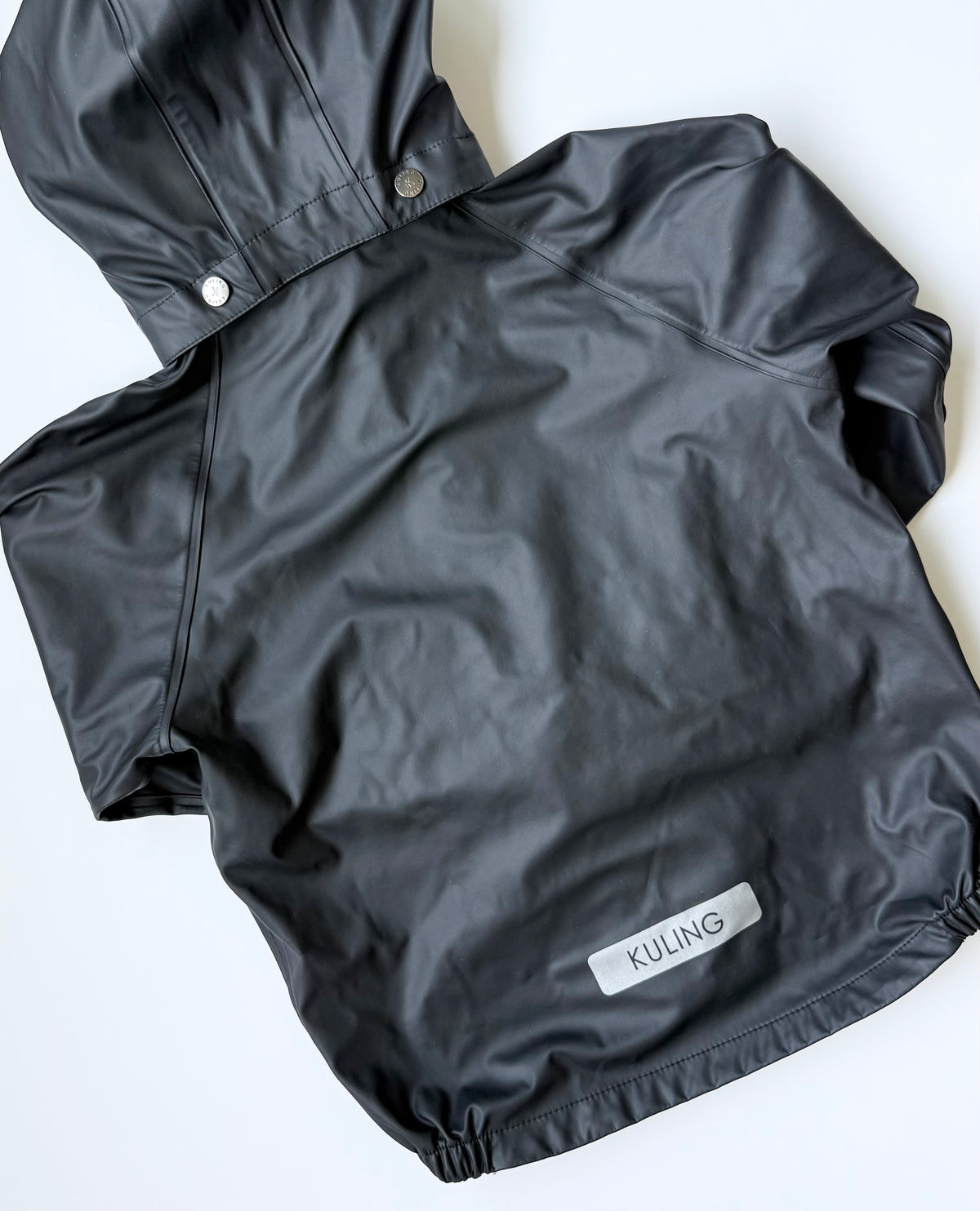 Kuling Black Rain Coat & Pants Matching Two Peice Set (4-5 Years)