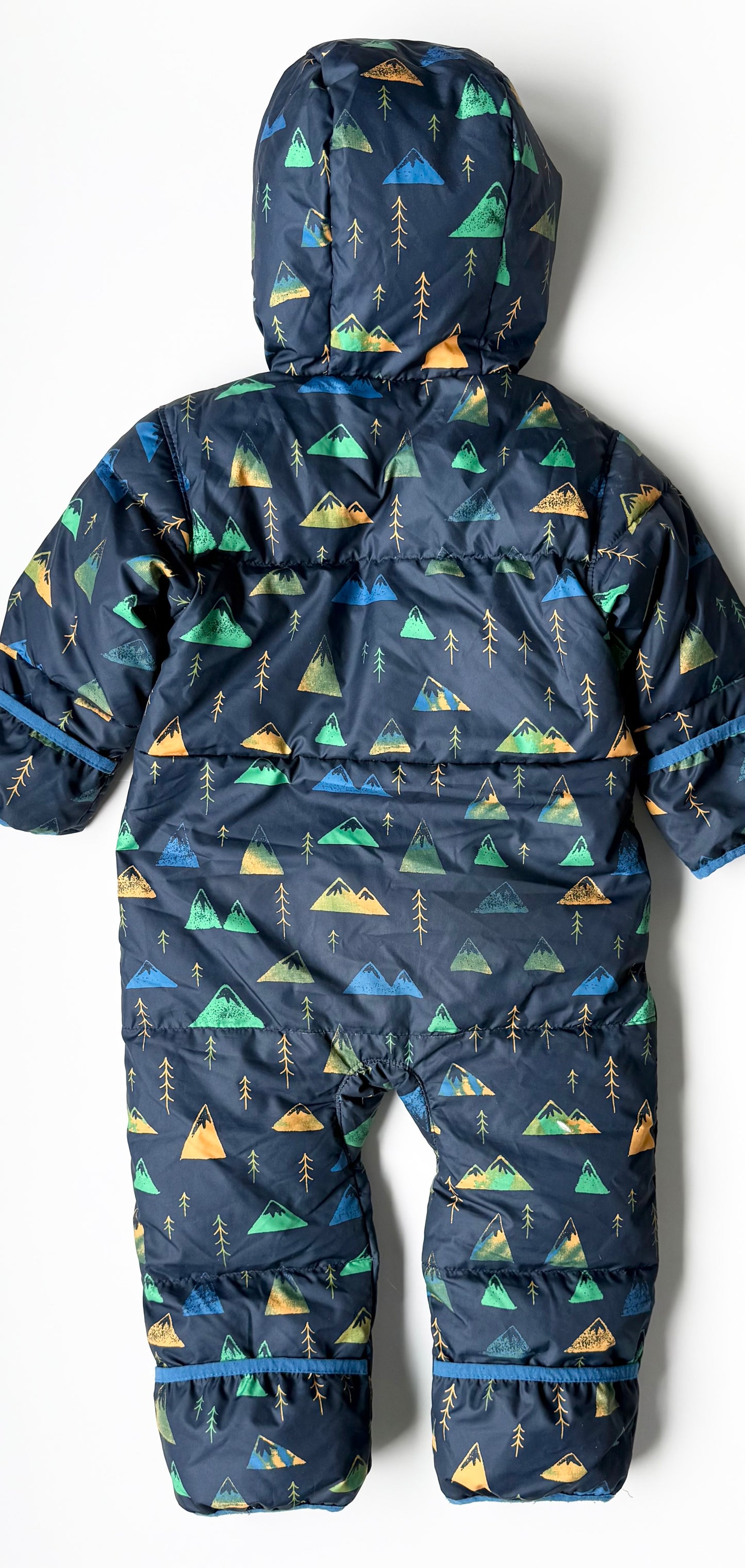 Columbia Navy & Green Trees Snuggly Bunny Snowsuit (18-24 Months)