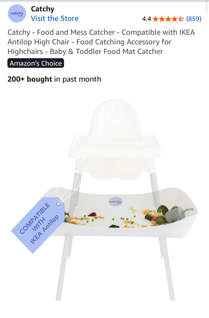 Catchy IKEA Antilop - Food & Mess Catcher - White